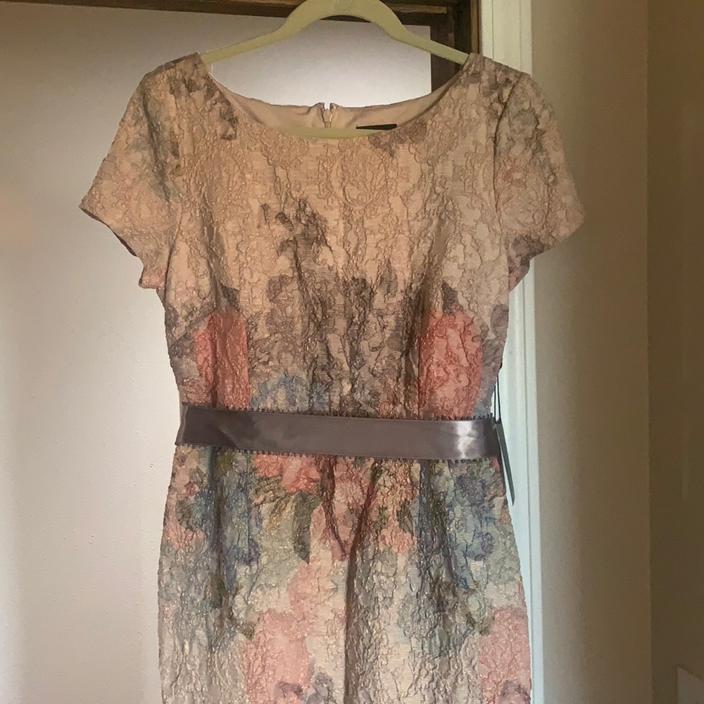Adrianna Papell Floral Lace Dress